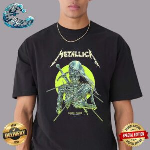 Metallica Tonight In Clisson France The M72 World Tour Goes Straight To Hellfest Open Air Festival On June 29 2024 Art By Luke Preece T-Shirt