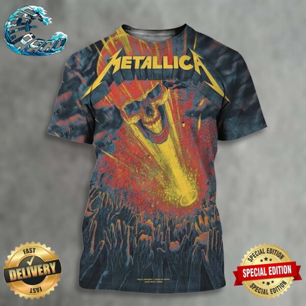 Metallica Tonight In Oslo NO M72 World Tour To Tons Of Rock To Cap Off Night One At The Scream Stage On June 26th 2024 All Over Print Shirt