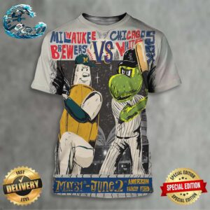 Milwaukee Brewers Vs Chicago White Sox At American Family Field Milwaukee WI On May 31 To June 2 2024 All Over Print Shirt
