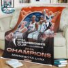 Congrats Minnesota Lynx 2024 Champions WNBA Commissioner’s Cup Blanket