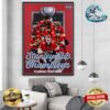 Florida Panthers Are 2024 Stanley Cup Champions For The First Time In Franchise History Wall Decor Poster Canvas