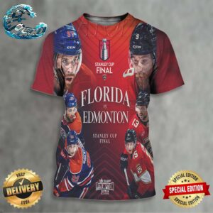 NHL Stanley Cup Playoffs 2024 Final Matchup Florida Panthers Vs Edmonton Oilers All Over Print Shirt