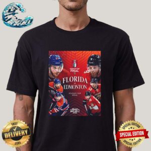 NHL Stanley Cup Playoffs 2024 Final Matchup Florida Panthers Vs Edmonton Oilers Vintage T-Shirt