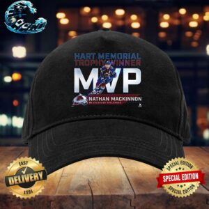 Nathan MacKinnon From Colorado Avalanche 2024 MVP Hart Memorial Trophy Winner Classic Cap Snapback Hat