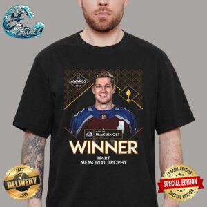 Nathan MacKinnon Is The 2024 Hart Memorial Trophy Winner As The Player Voted Most Valuable To His Team Vintage T-Shirt