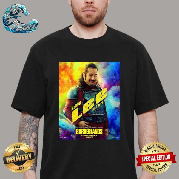 New Character Larry Posters For Borderlands Releasing In Theaters And IMAX On August 9 Classic T-Shirt