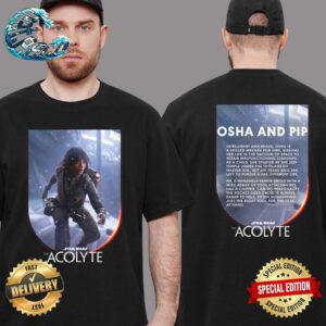 New Character Osha Poster For Star Wars The Acolyte Premiering On Disney+ On June 4 Two Sides Print Vintage T-Shirt