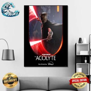 New Character The Stranger Poster For Star Wars The Acolyte Premiering On Disney+ On June 4 Home Decor Poster Canvas