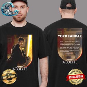 New Character Yord Fandar Poster For Star Wars The Acolyte Premiering On Disney+ On June 4 Two Sides Print Premium T-Shirt