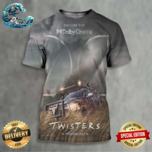 New Dolby Poster For Twisters Releasing In Theaters On July 19 All Over Print Shirt