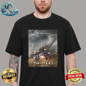 New Dolby Poster For Twisters Releasing In Theaters On July 19 Unisex T-Shirt