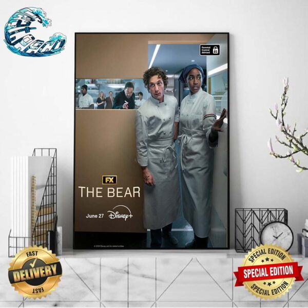 New Poster For The Bear Season 3 All Episodes Release On June 27 Home Decor Poster Canvas