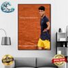 Congrats Carlos Alcaraz Victory Over Zverev To Win Roland Garros 2024 Home Decor Poster Canvas