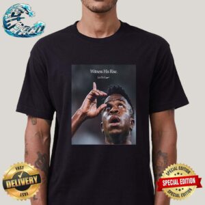 Nike Tribute Vini Jr Witness His Rise Just Do It On Your Second European Trophy Unisex T-Shirt
