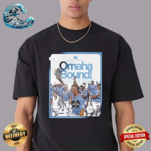 North Carolina Tar Heels Baseball Road To Omaha Bound 2024 NCAA Men’s Baseball College World Series Classic T-Shirt