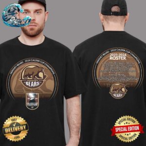 Official 2024 Calder Cup Champions Hershey Bears Roster Two Sides Print Unisex T-Shirt