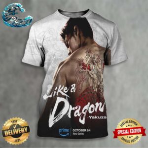 Official A Live-Action Like A Dragon Yakuza Series Will Release On October 24 On Prime Video All Over Print Shirt