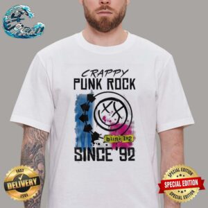 Official Blink-182 Crappy Punk Rock Since 92 Premium T-Shirt