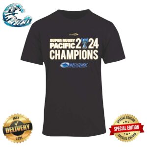 Official Blues Team Super Rugby Pacific 2024 Champions Vintage T-Shirt