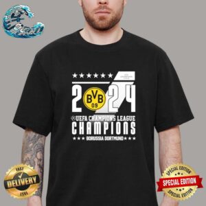 Official Borussia Dortmund FC 2024 BVB 09 UEFA Champions League Classic T-Shirt