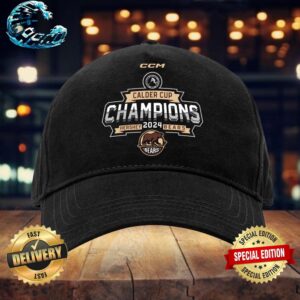Official CCM Hershey Bears 2024 Calder Cup Champions Locker Room Hat Snapback Cap