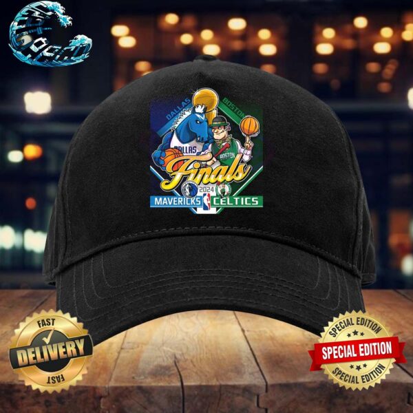 Official Dallas Mavericks vs Boston Celtics Finals 2024 NBA Premium Cap Sanpback Hat