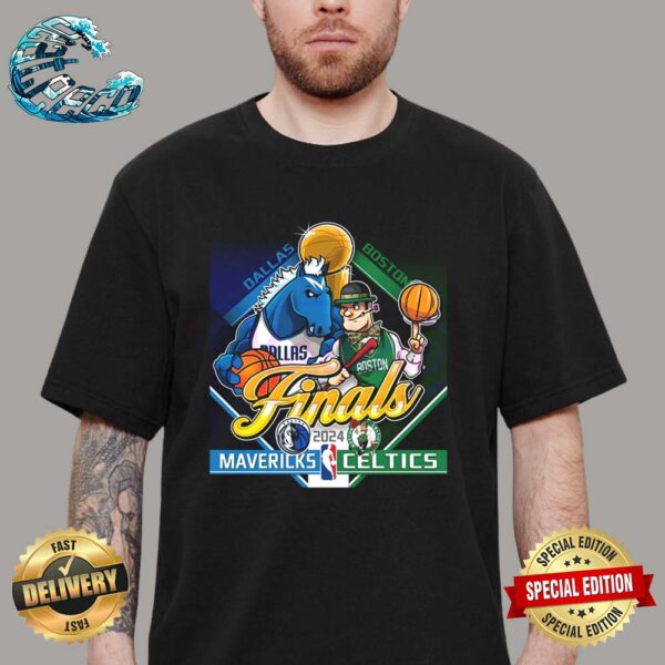 Official Dallas Mavericks vs Boston Celtics Finals 2024 NBA Premium T-Shirt
