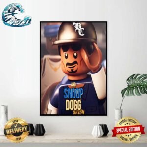 Official First Look At LEGO Version Of And Snoop Dogg For The Pharrell Williams Biopic In Theaters This October Poster Canvas