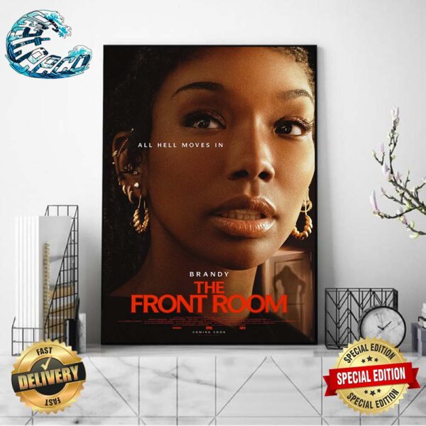 Official First Poster For Max And Sam Eggers Horror Film The Front Room Starring Brandy Norwood And Kathryn Hunter Poster Canvas