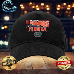 Official Florida Gators 2024 NCAA Men’s Outdoor Track And Field Champions Hat Snapback Cap