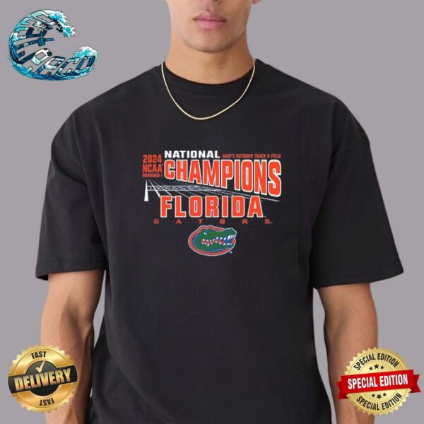 Official Florida Gators Track And Field And Cross Country 2024 NCAA Men’s Outdoor Track And Field Champions Premium T-Shirt