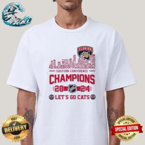 Official Florida Panther 2024 Eastern Conference Champions NHL Let Go Cats Unisex T-Shirt