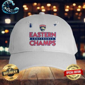 Official Florida Panthers 2024 Eastern Conference Champions Locker Room Unisex Snapback Hat Cap