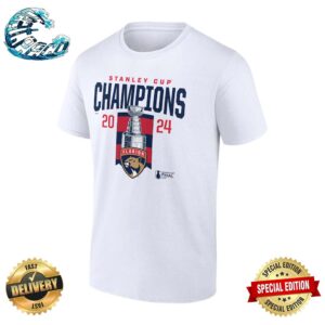 Official Florida Panthers 2024 Stanley Cup Champions T-Shirt