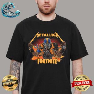 Official Fortnite x Metallica Fury Unisex T-Shirt
