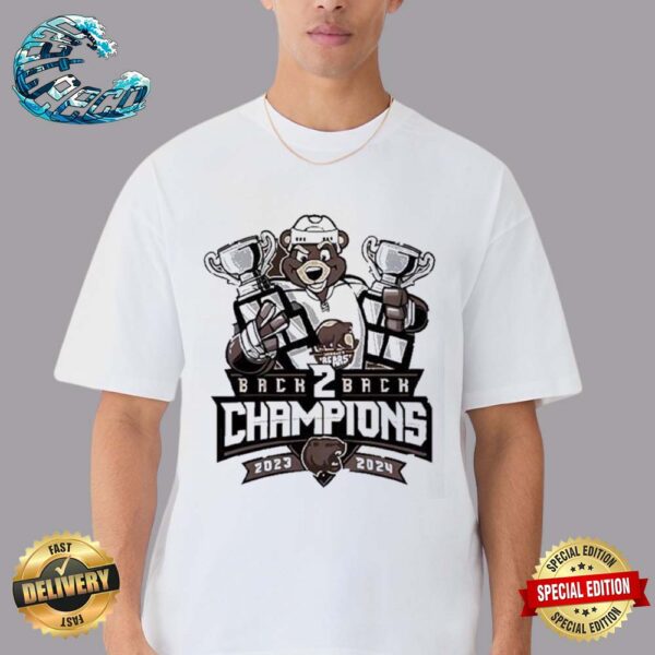 Official Hershey Bears 2024 Calder Cup Back 2 Back Champions Coco Trophy Shirt