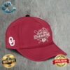 Oklahoma Sooners Boomer Sooner 4 In-A-Row National Champions 2024 NCAA Softball Women’s College World Series Cap Snapback Hat