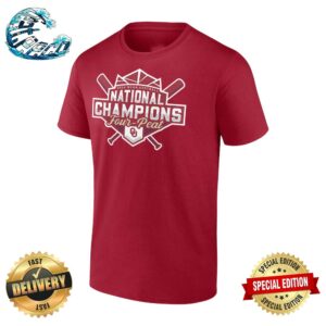 Official Logo Oklahoma Sooners Four-Peat NCAA Softball Women’s College World Series Champions Vintage T-Shirt
