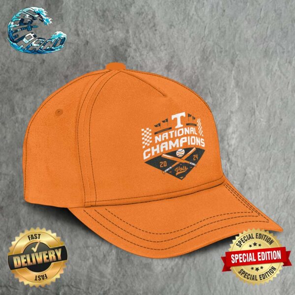 Official Logo Tennessee Volunteers 2024 NCAA Men’s Baseball College World Series Champions Classic Cap Snapback Hat