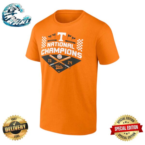 Official Logo Tennessee Volunteers 2024 NCAA Men’s Baseball College World Series Champions Unisex T-Shirt