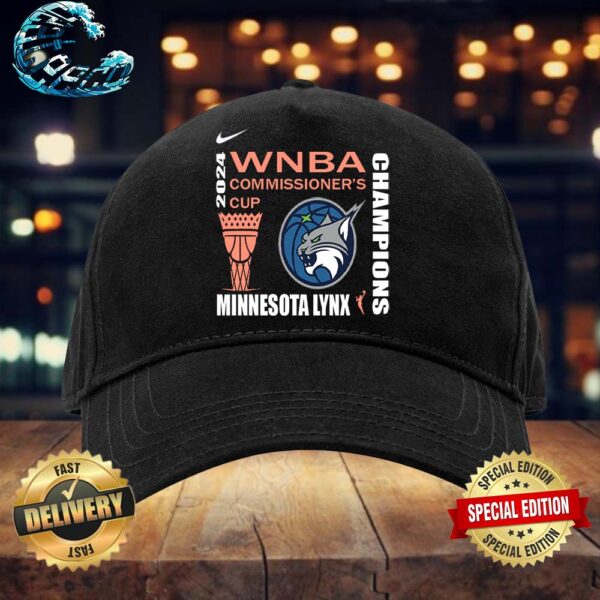 Official Minnesota Lynx 2024 WNBA Commissioner’s Cup Champions Nike Classic Cap Snapback Hat