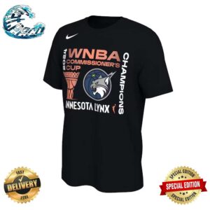 Official Minnesota Lynx 2024 WNBA Commissioner’s Cup Champions Nike Vintage T-Shirt