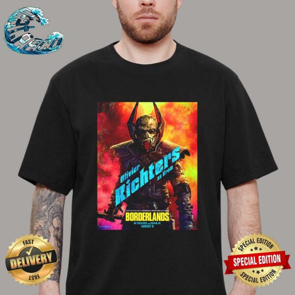 Official New Character Krom Posters For Borderlands Releasing In Theaters And IMAX On August 9 Essential T-Shirt