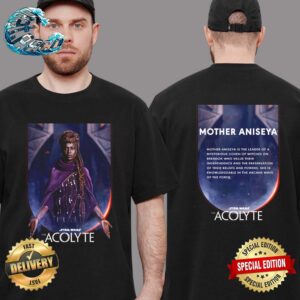 Official New Character Mother Aniseya Poster For Star Wars The Acolyte Premiering On Disney+ On June 4 Two Sides Print Vintage T-Shirt