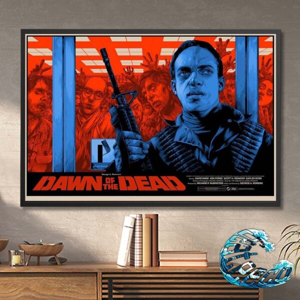 Official New Poster For Dawn Of The Dead 2024 By Ken Taylor Wall Decor Poster Canvas