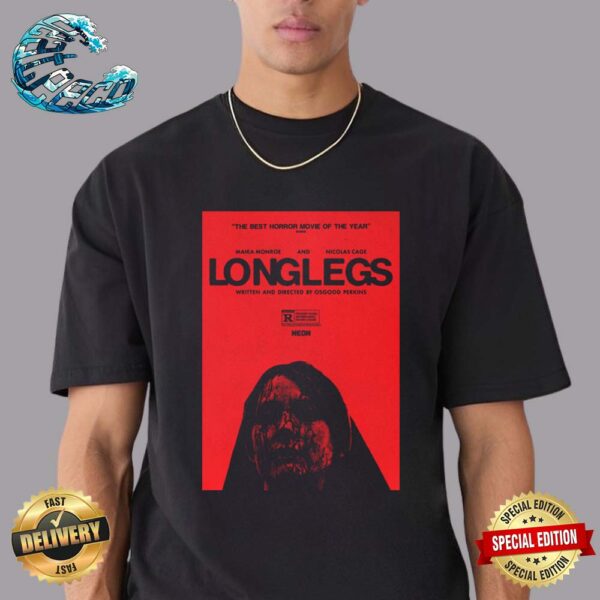Official New Poster For Longlegs Starring Maika Monroe And Nicolas Cage In Theaters On July 12 Classic T-Shirt