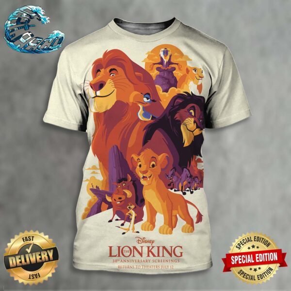 Official New Poster For The Lion King Releasing In Theaters On July 12 All Over Print Shirt
