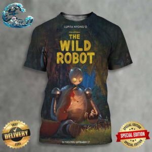 Official New Poster For The Wild Robot Releasing In Theaters On September 27 All Over Print Shirt