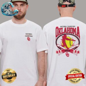 Official Oklahoma Sooners 2024 NCAA Softball Women’s College World Series Champions Two Sides Print Unisex T-Shirt