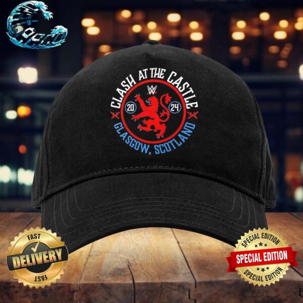 Official WWE Clash At The Castle Glasgow Scotland 2024 Classic Cap Snapback Hat
